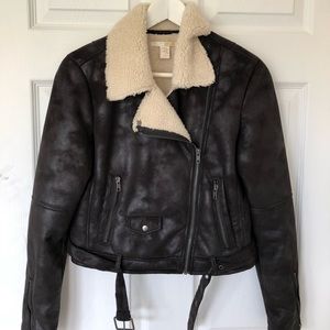 Sherpa lined jacket